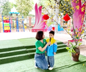 TRƯỜNG MẦM NON HOA SEN TỔ CHỨC HOẠT ĐỘNG  “BÉ VUI XUÂN” CHÀO NĂM MỚI  2026