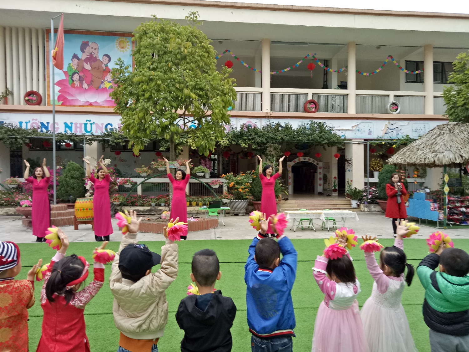 Mầm non Hoa Sen tổ chức Hội thi bé vui khỏe