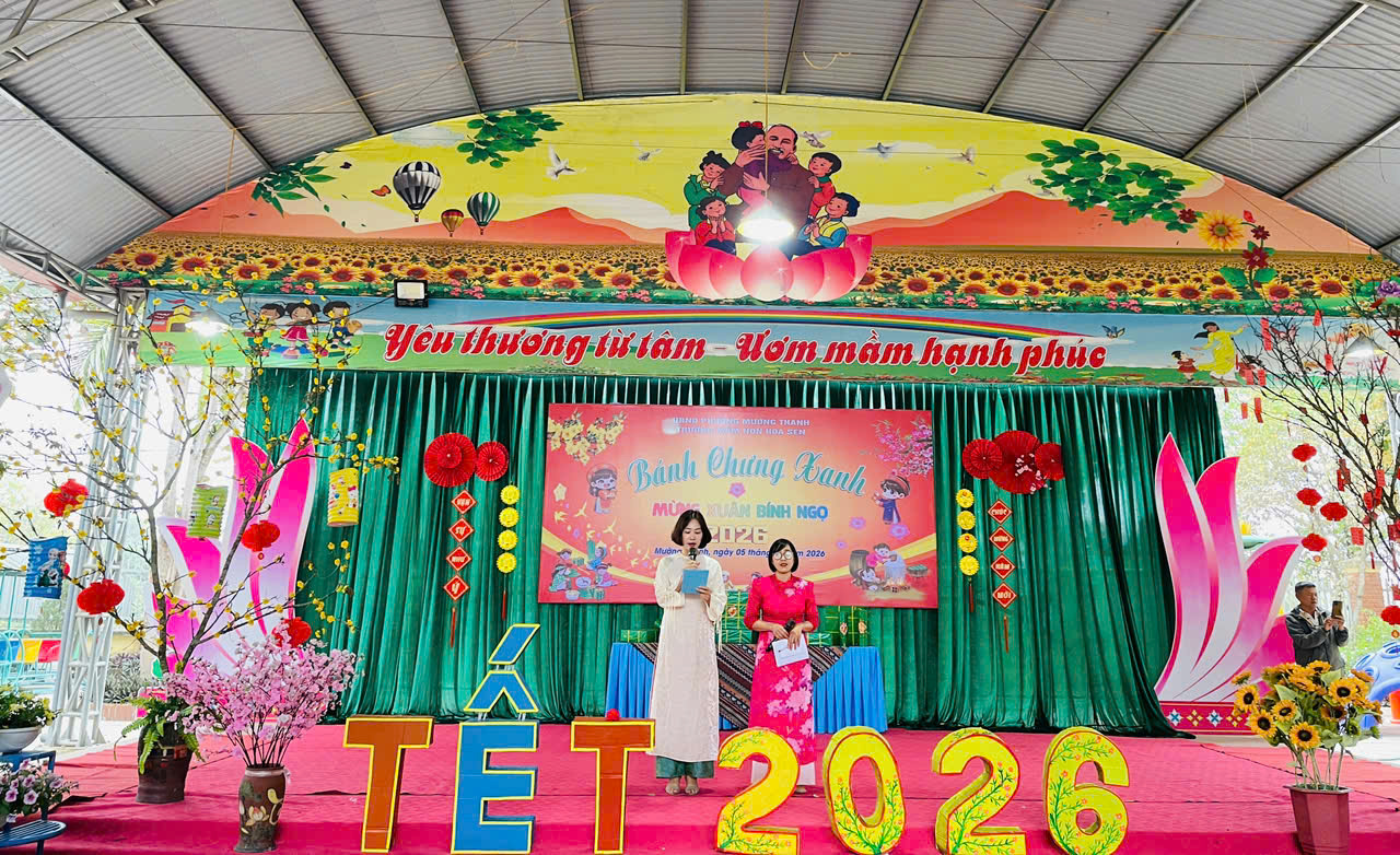 🎉🥬  NGÀY HỘI “BÁNH CHƯNG XANH” TẠI TRƯỜNG MẦM NON HOA SEN